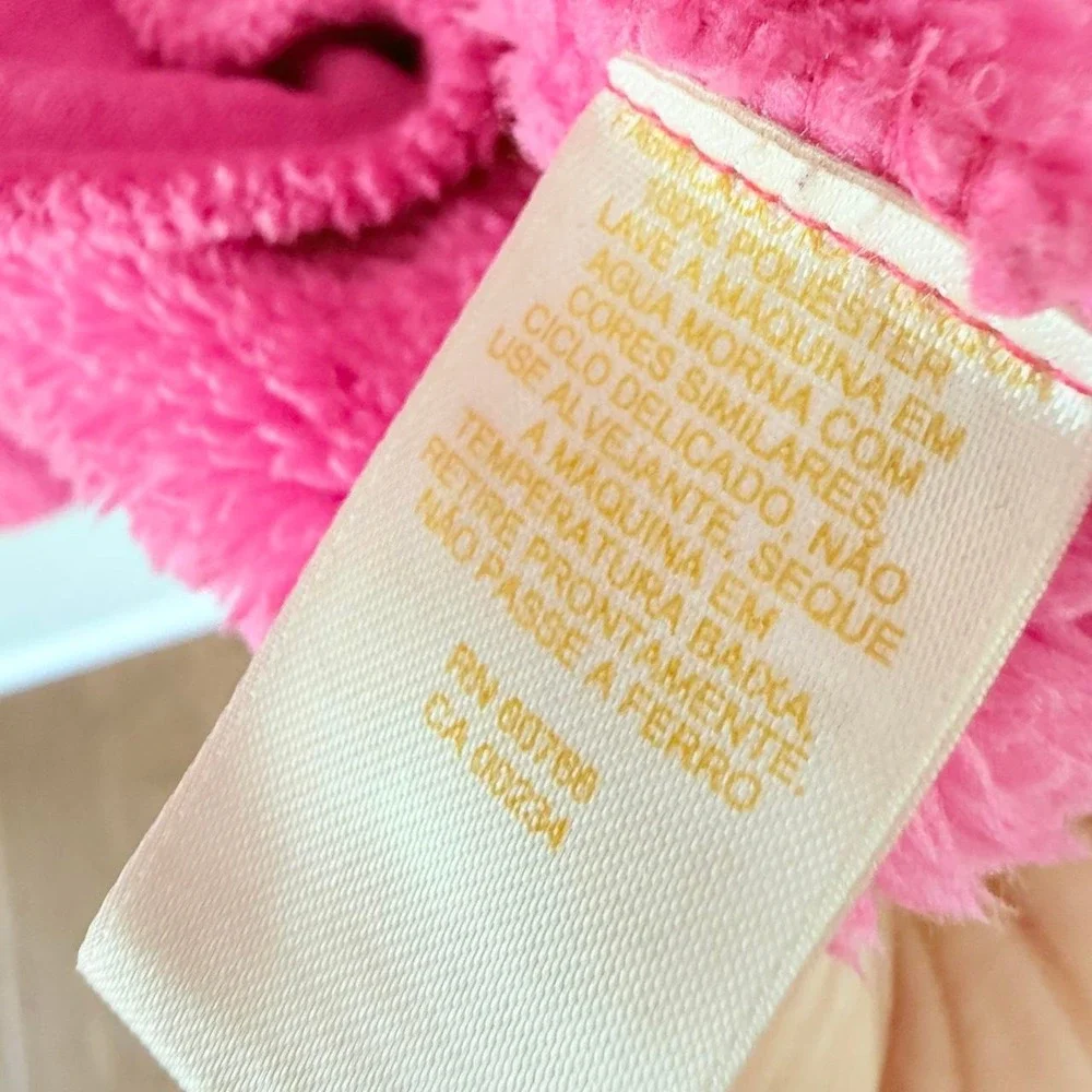 Kate Spade Women's L/XL Pink Terry Cloth Bathrobe Belted Spa Robe
